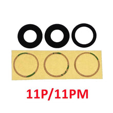 Load image into Gallery viewer, 10set Back Camera Glass Lens Rear Camera Glass Glue For iPhone 11 12 13 Pro Max 13 Mini 14 14P Replace Repair Spare Part Camera Lens Protector For iPhone