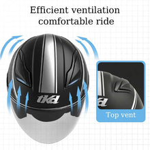 Load image into Gallery viewer, Motorcycle Dual Visor Flip Up Modular Full Face Helmet Anti-fog Street Bike Racing Helmet for Women, Men, 4 Colors