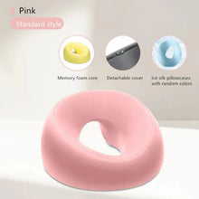 Load image into Gallery viewer, Face Down Memory Foam Pillow – Ergonomic Desk Nap & Massage Pillow for Prone Resting, Travel & Home Use