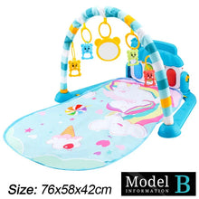 Load image into Gallery viewer, Baby Fitness Play Gym with Music & Piano Mat