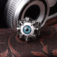 Load image into Gallery viewer, Unisex Women's Men's Punk Eyes Claw Biker Gothic Fashion Ring Size 8 9 10 11 J026