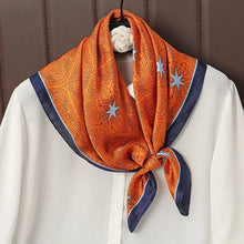 Load image into Gallery viewer, Luxury Satin Silk Square Scarf – Shawl, Hijab & Fashion Wrap 2023