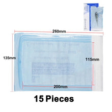 Load image into Gallery viewer, 20/15pcs Self-sealing Sterilization Pouches Bags Disposable Medical-grade Storage Bags Dental Makeup Piercing Tattoo Accessories