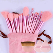 Load image into Gallery viewer, Soft Fluffy Professional Makeup Brush Set - 13-16pcs for Foundation, Eyeshadow, and More
