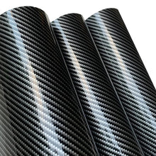 Load image into Gallery viewer, 10/20/30/50x152cm 2D Carbon Fiber Vinyl Car Wrap Sheet Roll Film High Glossy Car Sticker Auto Motorcycle Car Styling Accessories