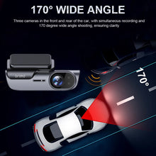 Load image into Gallery viewer, 4K Car Dash Camera with GPS Wi-Fi Car DVR UHD Recording Video Recorder 24H Parking Monitor Driving Vehicle Cam 170° Wide Angle