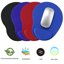 Load image into Gallery viewer, Ergonomic Wrist Rest Mouse Pad for PC & Laptop – Soft Non-Slip Rubber Mat with Comfortable Wrist Support