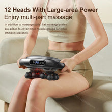 Load image into Gallery viewer, Fascia Gun 12/8 Heads Electric Massage Gun Muscle Relaxation High Frequency Back Massage Deep Tissue Muscle Fascia Massage Gun