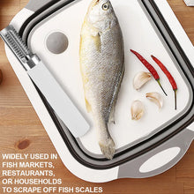 Load image into Gallery viewer, Waterproof Fishing Scale Seafood Cleaner Brush Tool Cordless Fish Cleaner Scraper Fish Skin Peeler Electric Fish Scaler Tool