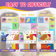 Load image into Gallery viewer, Origami Kit with 30/96 Sheets & Guiding Book - DIY Art Craft for Kids & Beginners