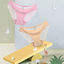 Load image into Gallery viewer, Women's Sexy Lace Panties Seamless Cotton Crotch Breathable Ladies Low-Rise Lingerie Underwear Comfortable Underpants Brief