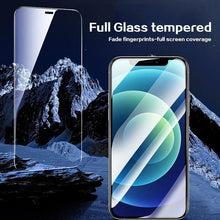Load image into Gallery viewer, 4PCS Full Cover Protective Glass For iPhone 13 12 11 Pro Max Screen Protector For iPhone 6 7 8 Plus X XR Xs SE 2020 Mini Glass Full Glue Big Curved Edge Flexible Tempered Glass for iPhone