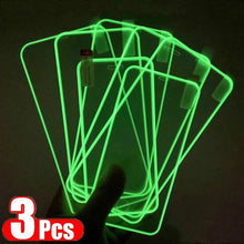 Load image into Gallery viewer, 3Pcs Luminous Screen Protectors for iPhone 14 11 Pro Max 12 Mini XR X XS Glowing Tempered Glass for IPhone 13 Pro MAX 8 7 Plus Tempered-Glass Screen Protector Compatible with iPhone