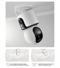 Load image into Gallery viewer, XIAOMI Smart Camera C300 Dual Camera Version,360° 3MP WiFi 6,Home Security Baby Monitor,Pet Camera,Chinese Version With Adapter