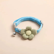 Load image into Gallery viewer, Adjustable Flower Cat Collar with Bell – Cute Breakaway Pet Collar for Kittens & Small Dogs