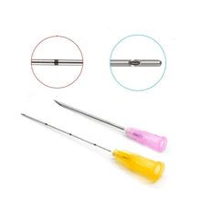Load image into Gallery viewer, Medical Sterile microcannula 14G 90mm Blunt Tip Micro Cannula Needle for Injectable Hyaluronic Acid Fillers