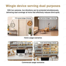 Load image into Gallery viewer, XIAOMI Smart Camera C300 Dual Camera Version,360° 3MP WiFi 6,Home Security Baby Monitor,Pet Camera,Chinese Version With Adapter