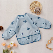 Load image into Gallery viewer, Waterproof Long Sleeve Baby Bib | Washable Feeding Bib with Full Coverage & Easy Clean Design