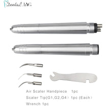Load image into Gallery viewer, Dental Ultrasonic Air Scaler With 4 Tips Teeth Cleaning 2/4 Holes Handpiece Dental Teeth Whitening Cleaner Dentist Lab Clinic