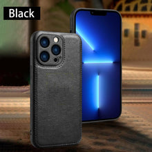 Load image into Gallery viewer, Luxury PU leather Phone Case For iPhone 14 13 Pro Max 12Pro 11Pro Max 13 12 Pro XS MAX XR X SE 7 8 plus Fashion Back Cover Leather Back Case for iPhone 14 Pro Shockproof Cover for iPhone