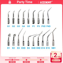 Load image into Gallery viewer, AZDENT Dental Ultrasonic Scaler Tip Scaling Periodontics Endodontics Endo Perio Scaling Tips G P E fit for EMS and WOODPECKER