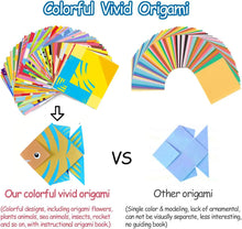 Load image into Gallery viewer, Origami Kit with 30/96 Sheets & Guiding Book - DIY Art Craft for Kids & Beginners