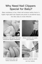 Load image into Gallery viewer, Anti Clip Mini Small Infant Baby Nail Clippers Healthcare Kids Finger Nail Cutter Scissors