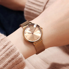 Load image into Gallery viewer, Women's Watch Japan Mov Fashion Hours Woman Lady Dress Bracelet Thin Stainless Steel Business Gift Mother's Gift No Box