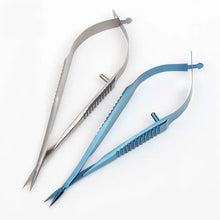 Load image into Gallery viewer, New Ophthalmic microsurgery Stainless steel scissors animal experiment 8.5cm Venus scissors surgical tools