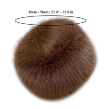 Load image into Gallery viewer, Hot Sale Fur Hat Women Warm Snow Ski Cap Female Faux Fox Fur Thick Warm Winter Hat Lady Windproof Russian Hat Ear Warmer Bonnet