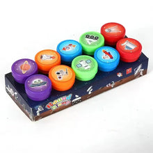 Load image into Gallery viewer, 10pcs Assorted Self-Inking Stamps for Kids - DIY Craft & Scrapbooking