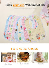 Load image into Gallery viewer, Baby Bibs for Children Waterproof Babys Bib Newborn Water Uptake Bibs Burp Cloths Things for Baby Stuff Feeding Boy Girl