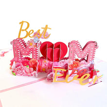 Load image into Gallery viewer, 3D Pop-Up Happy Birthday Rose Card - Perfect for Anniversaries, Mother's Day, Weddings - Greeting Women,Youngsters with Envelope