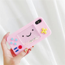 Load image into Gallery viewer, Cartoon Play Game Phone Case For Iphone 13 12 7 6 8 Plus Xr Xs 11 Pro Max Candy Love Heart Soft Silicone Rubber Bear Funny 3d Game Controller Design With Stars Case
