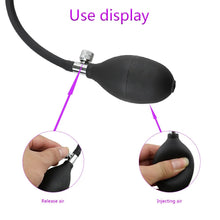 Load image into Gallery viewer, Inflatable Urethra Catheter Dilator Expandable Horse Eye Stick Silicone Penis Plug Masturbator BDSM Sex Toys For Men Gay Adult