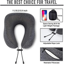 Load image into Gallery viewer, U Shaped Memory Foam Neck Pillows Soft Slow Rebound Space Travel Pillow Massage Neck Cervical Healthcare Bedding Drop Shipping