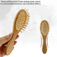 Load image into Gallery viewer, Personalized Wooden Baby Brush – Custom Name Wool Comb for Kids