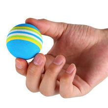Load image into Gallery viewer, 10pcs Cat Toy Balls Interactive for Indoor Cat Red Rainbow Soft Foam Puppies Toy Balls Activity Chase Quiet Play Sponge Ball Toy Balls for Dog Puppies Kittens