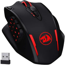 Load image into Gallery viewer, Redragon M913 Gaming 16000 DPI Wired 2.4Ghz Wireless RGB Optical Gamer Mice 16 Programmable Buttons, Black/White Mouse