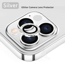 Load image into Gallery viewer, 3/1Pcs Luxury Camera Lens Protector For iPhone13 12 11 Pro Max Camera Protective For iPhone 12 13 Mini Back Lens Glass Camera Cover Circle Tempered Glass Protector