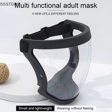 Load image into Gallery viewer, Work Protection Mask Transparent Facial Protector Face FaceMask Protective Outdoor Heating Home Kitchen Tools Full Face Mask