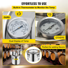 Load image into Gallery viewer, VEVOR 12L 20L 30L 50L Alcohol Brewing Distiller DIY Moonshine Apparatus Stainless Steel Still Whisky Beer Brandy Home Appliance