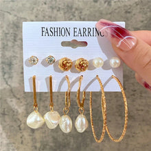 Load image into Gallery viewer, Gold Butterfly & Heart Dangle Earrings Set – Acrylic Drop Jewelry for Women