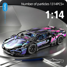 Load image into Gallery viewer, Technical Racing Sport Car 1280PCS Model Building Blocks City Mechanical Speed Vehicle Supercar Brick Puzzle Toys Kid Adult Gift