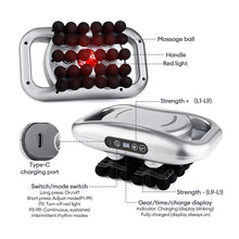 Load image into Gallery viewer, 22-Head Fascia Gun High-Frequency Vibration Body Massage Gun Back and Waist Massager Neck Shoulder Massager Muscle masajeador