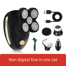 Load image into Gallery viewer, Men's 5-in-1 electric shaver with 5 rotating blades, USB charging, multifunctional personal beauty set
