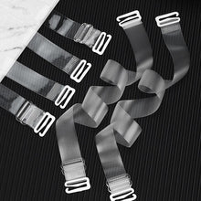Load image into Gallery viewer, 3Pairs Metal Buckle Bra Straps Belt Women's Elastic Invisible Transparent Silicone Bra Straps Adjustable Intimates Accessories