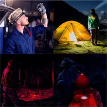 Load image into Gallery viewer, H25LR LED 90 High CRI Rechargeable Headlamp Powerful Lightweight Head Flashlight with Bright White Light 660nm Deep Red Torch