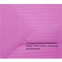 Load image into Gallery viewer, 20Pcs Disposable Nail Art Table Towel 13"x18" - 3 Ply Tattoo Bib Sheet for Patients Dentist or Medical Tray Cover and Nail Table