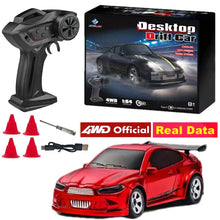 Load image into Gallery viewer, 4WD RC Drift Racing Car - 1/43 Mini High-Speed Electric Car with Gyroscope, Realistic Lights, Remote Control Toy for Kids & Adults